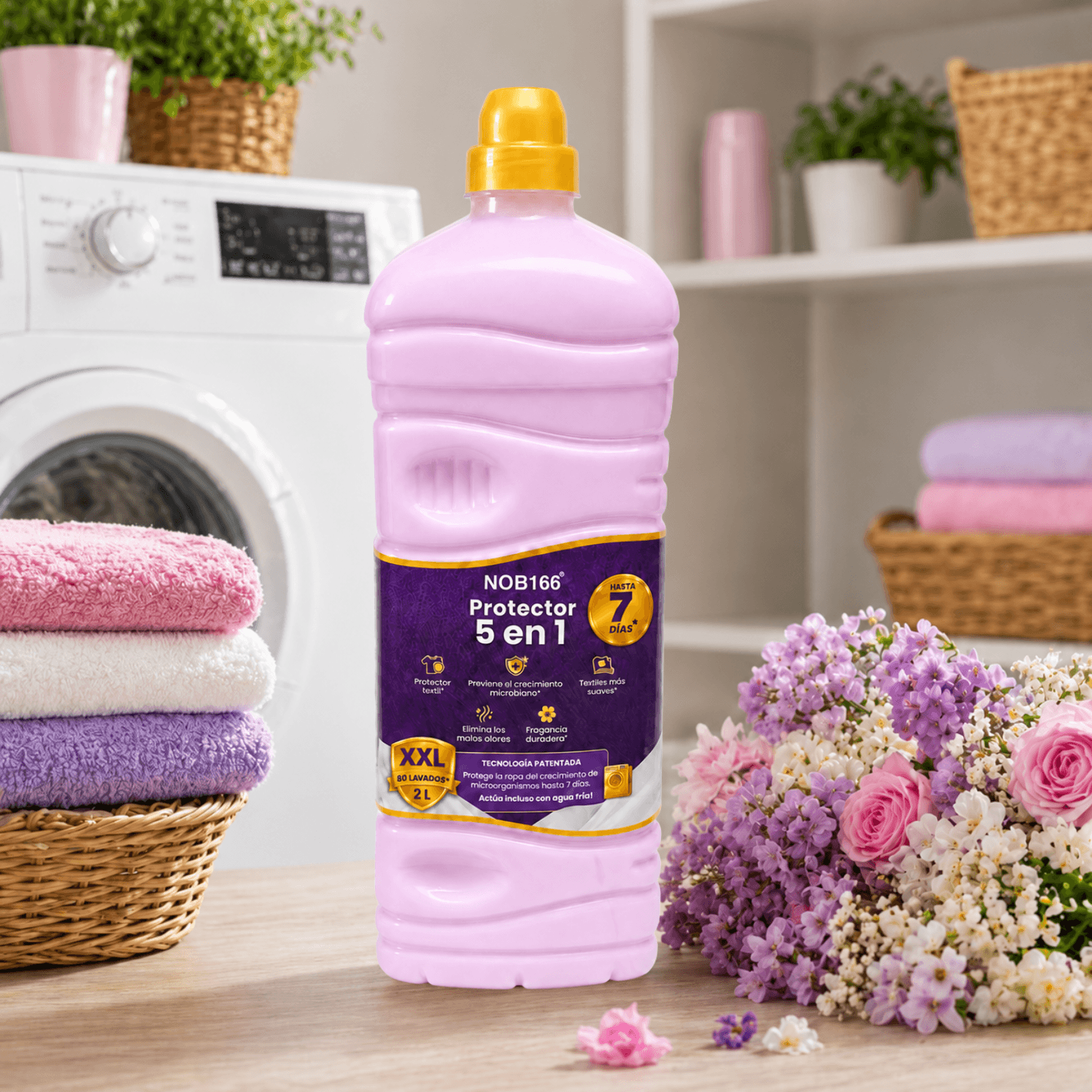 NOB166 Protector 5 en 1 (2 L) – Protección textil para el lavado - Imagen 2
